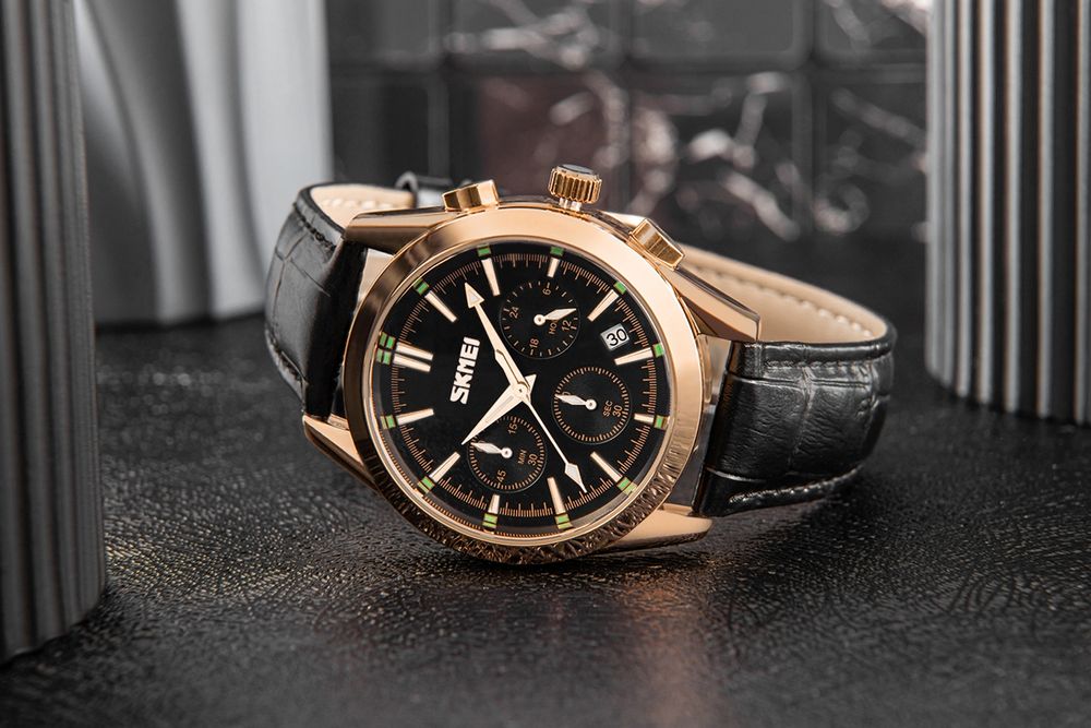 zegarek męski skmei 9127bk + box