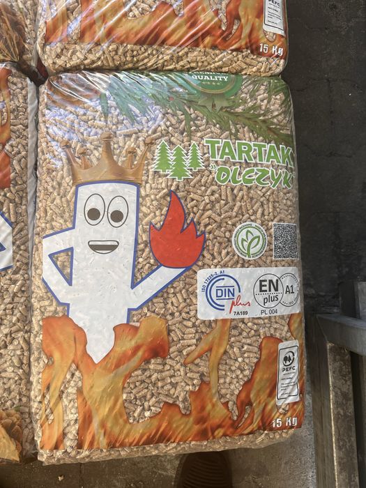 Pellet Pelet A1 ,EN PLUS Standard 11 Rodzajów  Peletu Premium Olczyk Sylva Dankros Premium Wood Pellets KG