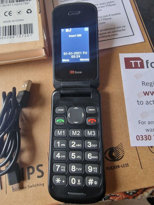 мобільний телефон жабка розкладачка TTfone Flip TT140