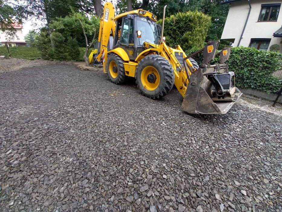 Usługi koparką, koparko ładowarką, transport.