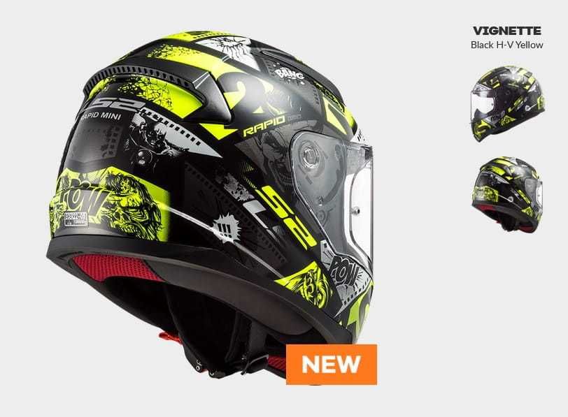 Kask LS2 FF353J Rapid mini vignette black/yellow rozmiar M