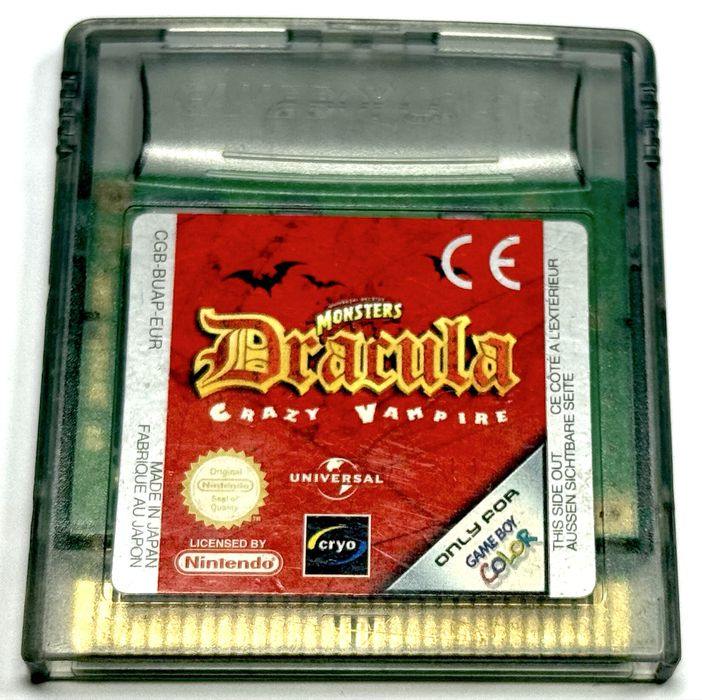 Dracula Crazy Vampire Nintendo Game Boy Color