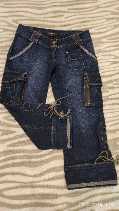 Джинсы/капри женские AMNESIA