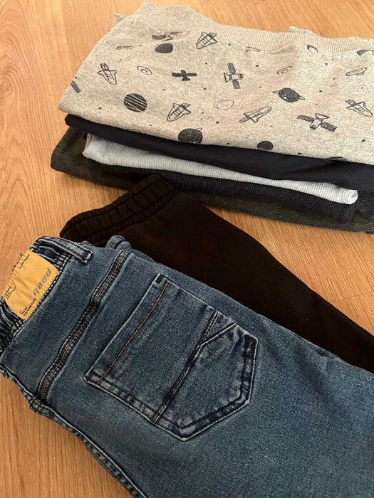Джинси, кофти для хлопчика 110/116 (комплект)