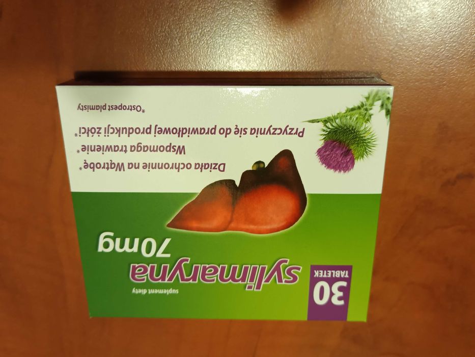 Sylimaryna 70 mg 30 tabletek ochrona wątroby poprawa trawienia