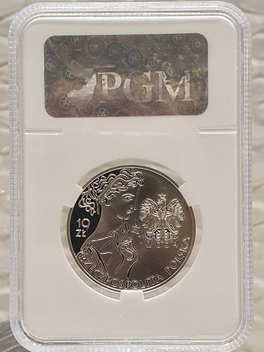 10 zł 2004 r  Ateny 2004 - szermierka PR 70