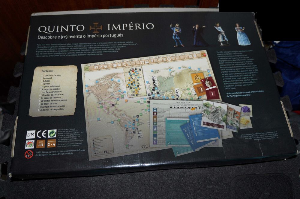 Jogo Tabuleiro "QUinto Império": 2 euros