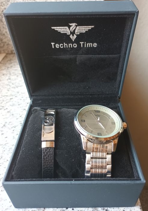 Relógio e Pulseira Techno Time