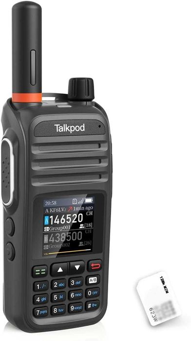 Talkpod N39plus, szybki radiotelefon, nieograniczony zasięg, radiotelefon PoC