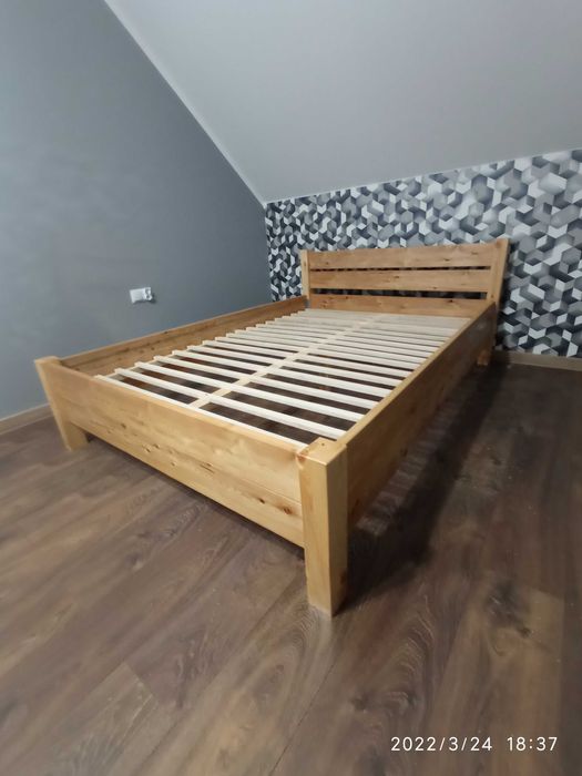 Łóżko jesion plus stelaż 160x200