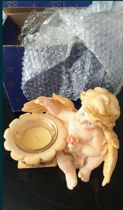 Vela NOVAS : Corredor de velas , árvore,  prato, anjinho