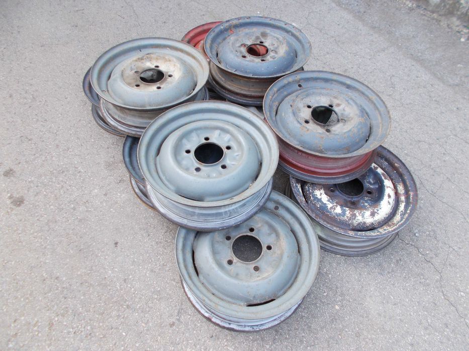 Żuk, Nysa, Tarpan, Warszawa, Przyczepki.  Felgi - 16.