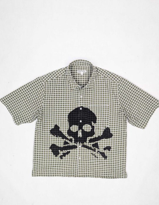 Jaded London koszula w kratę z czaszką skull XL