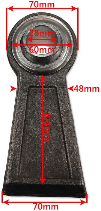 2x Końcówka PRZEGUB Cięgła Dolnego 28mm URSUS C-360 [8990]