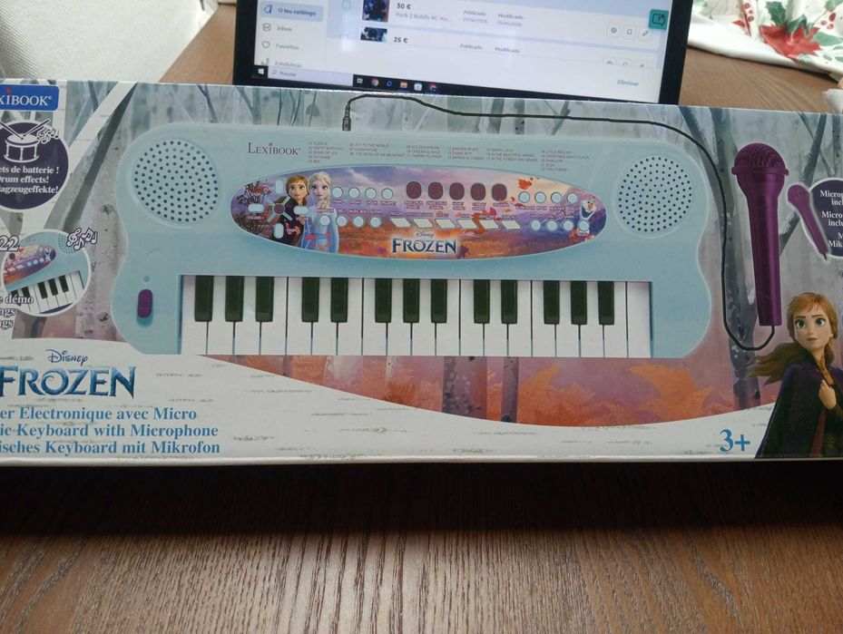 Teclado Eletrónico Piano Disney Frozen Lexibook