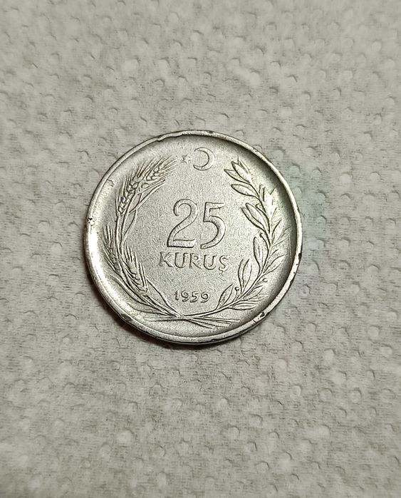 Moeda de Turquia 1959
