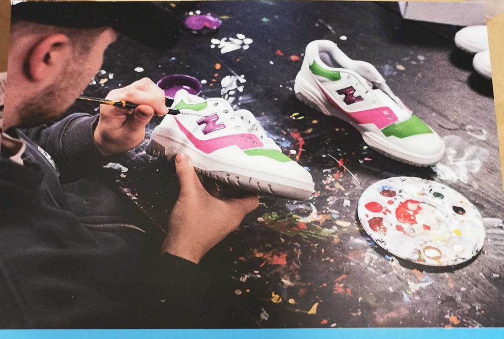 Buty New Balance 550 x MattB Customs UK unikat