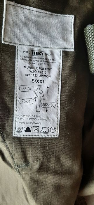 Mundur polowy wz.2010 S/XXL