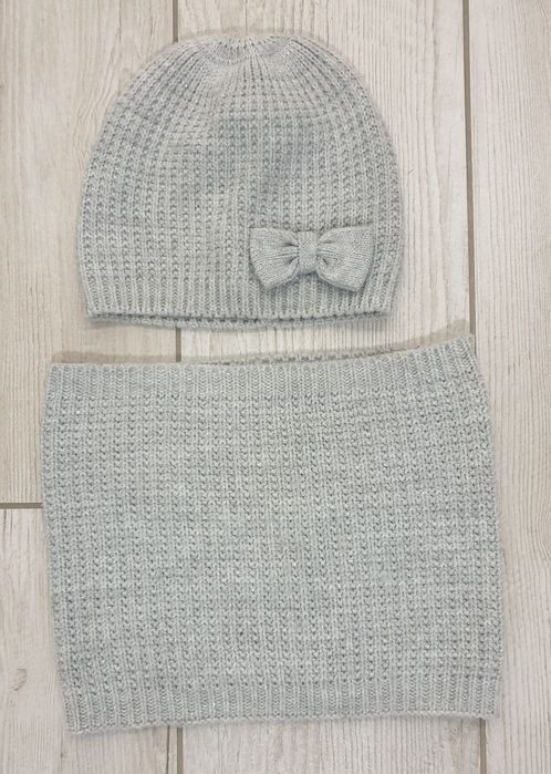 Zestaw jesienny czapka i szalik