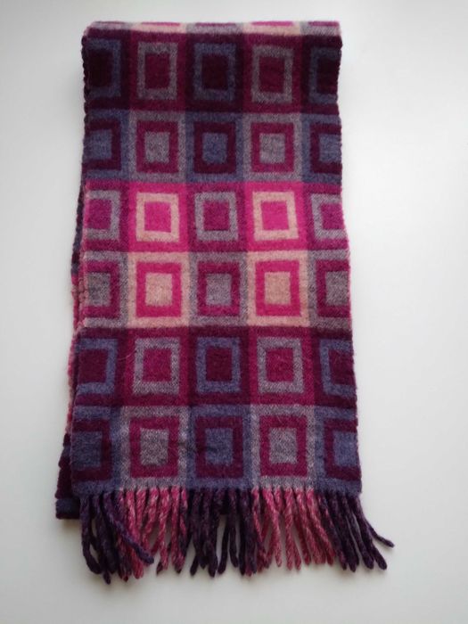 FRANGI ,szalik damski, 100 % LAMBSWOOL , róż