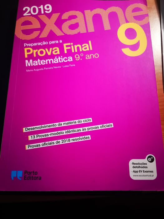 Prova Final Matemática 9° Ano