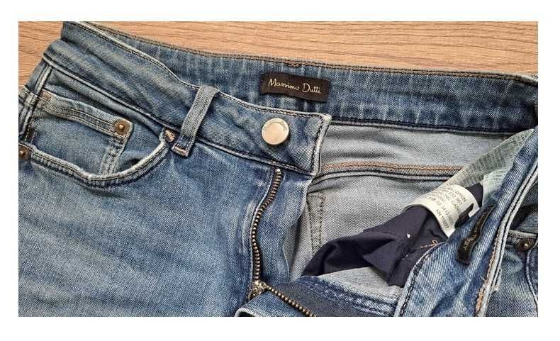 Massimo Dutti spodnie jeansy skinny