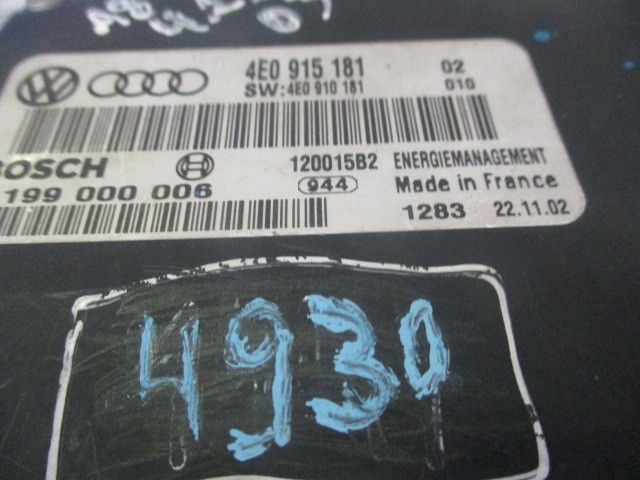 Módulo de bateria AUDI A8 (4D2, 4D8)