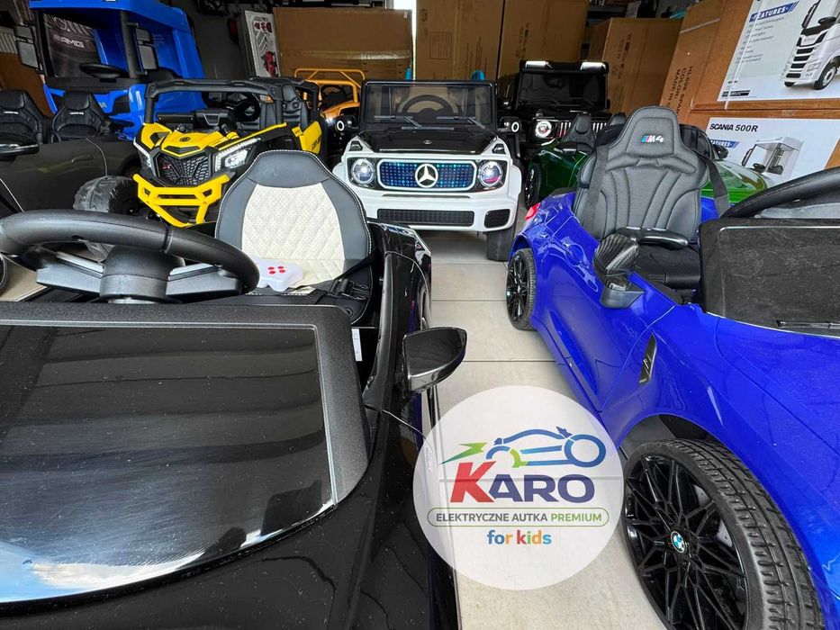 SKLEP Auto Na Akumulator Dla Dzieci Pilot Miękkie Koła EVA Quad Baggy