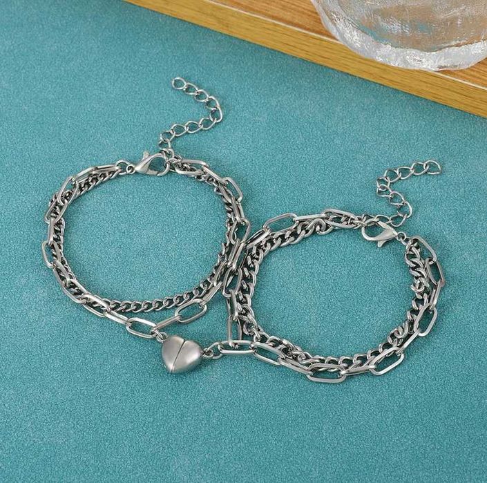 Парные многослойные браслеты на магнитах / Парні браслети на магнітах.