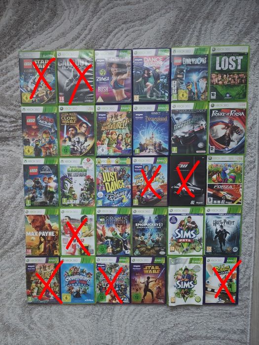 Gry Xbox 360 sprzedam pojedynczo lub calosc
