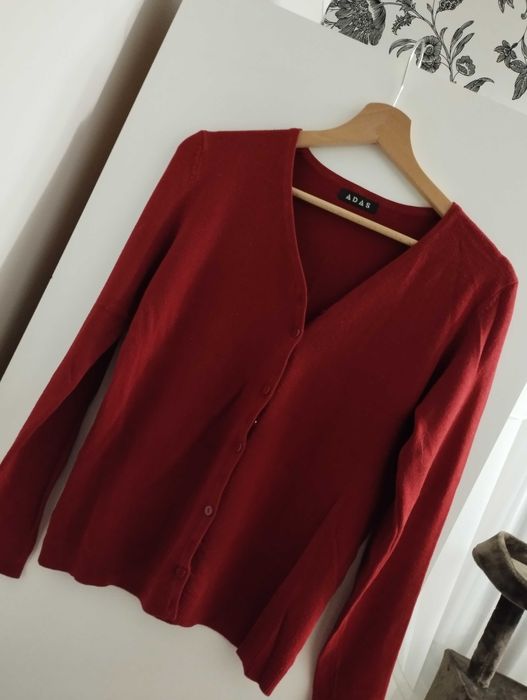 Sweter damski ADAS bordo R.38