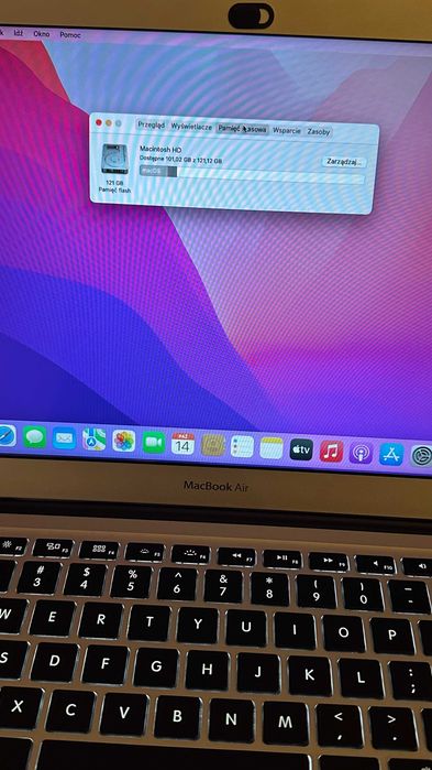 Apple MacBook Air 13" 2017 | 8 GB RAM | 128 GB SSD | Stan bardzo dobry