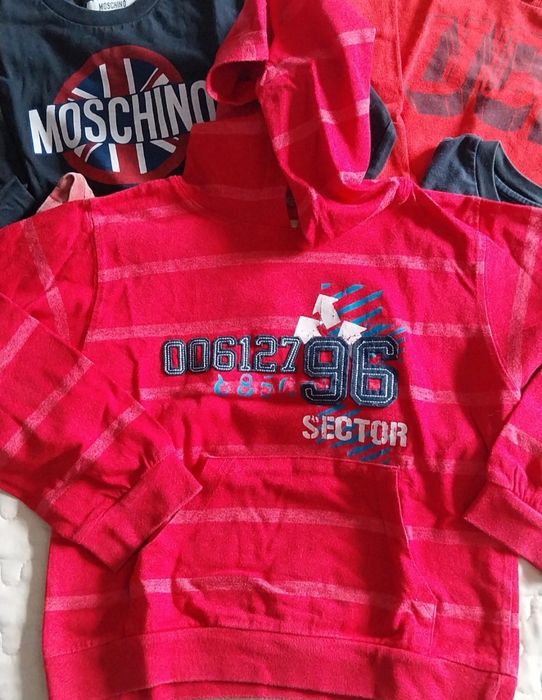 Lote 5 camisolas manga comprida | menino 5/6 anos