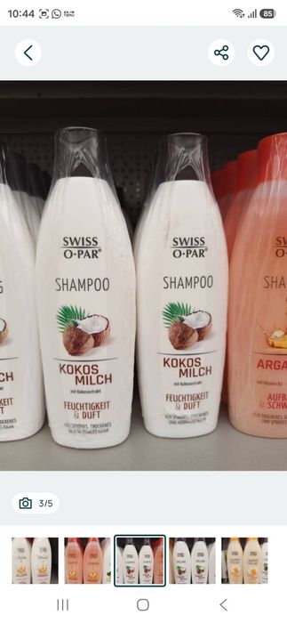 Szampony swiss o paris
