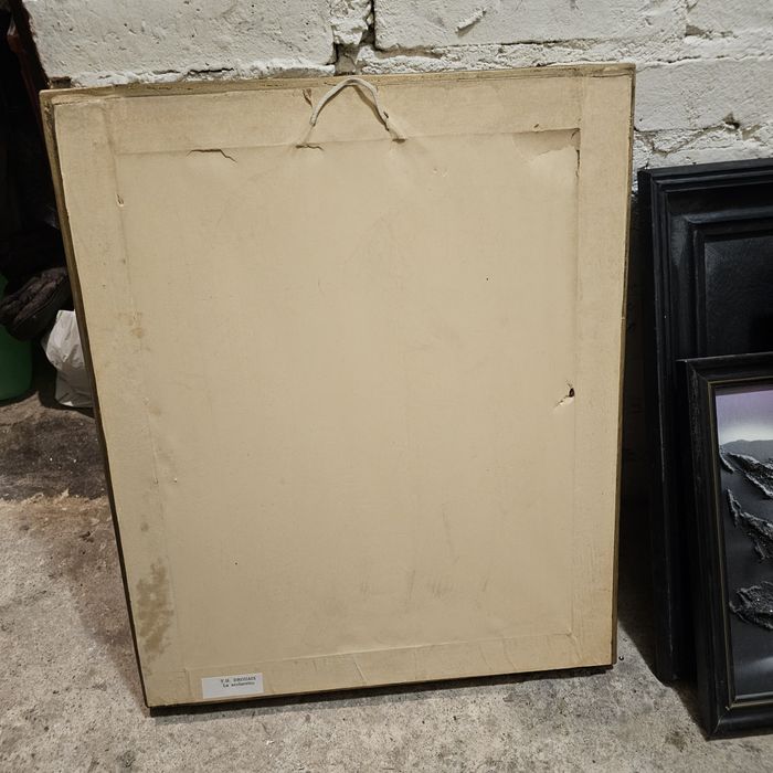 Obraz malowany stary