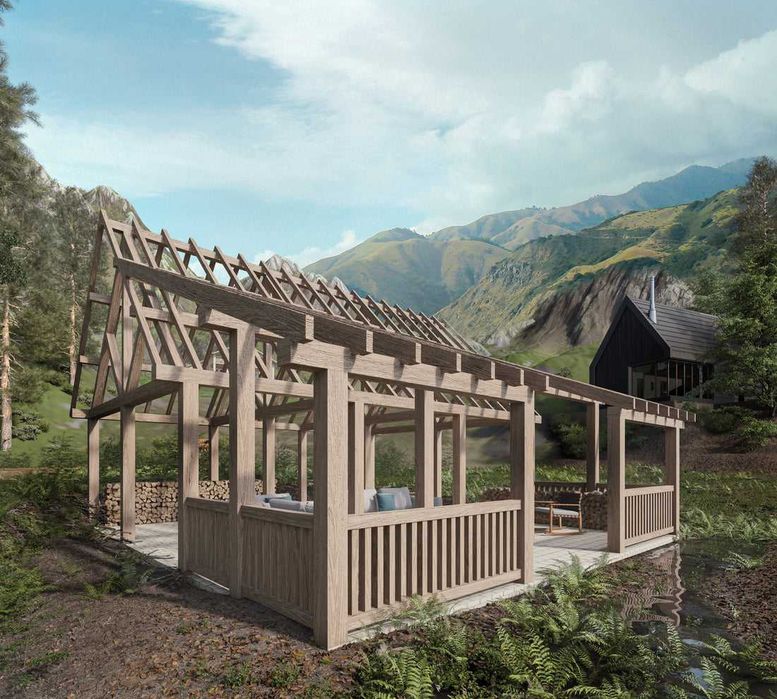 Casa de madeira / Chalet – 90 m²