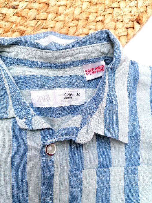 Camisa Praiana às Riscas, de Bebé