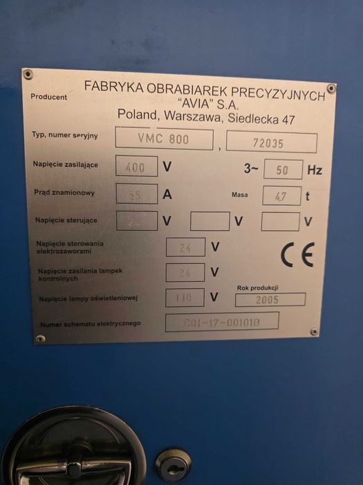 AVIA VMC 800 stan bardzo dobry