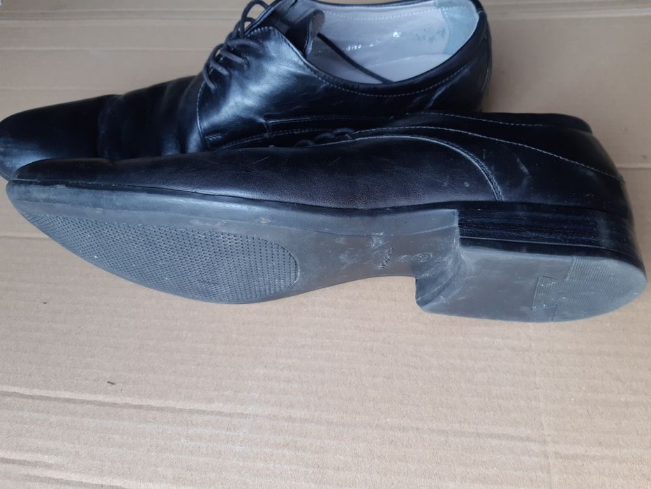 Buty garniturowe, trzewiki Wojas skóra  r. 45