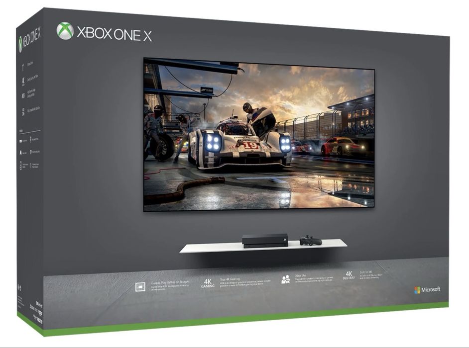 Xbox One X 1TB + 2 comandos com baterias Venom!