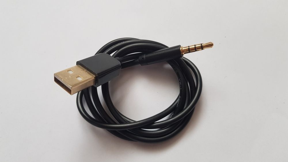 Kabel USB na Jack 3,5 mm 4 pin do iPod i innych Zgierz • OLX.pl