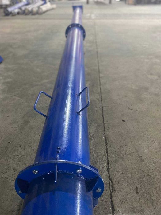 Шнек для зерносушки Ф219 мм, 2 м-4 м с двиг. на 1000 об/мин, погрузчик