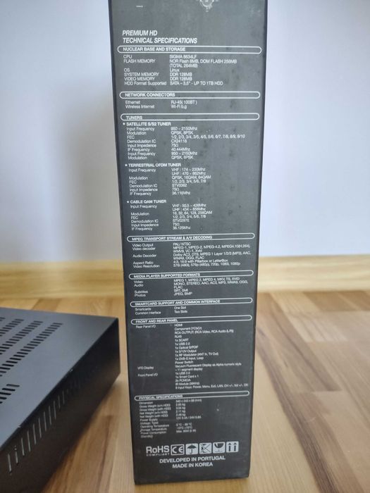 Tuner satelitarny kombo Azbox HD Premium