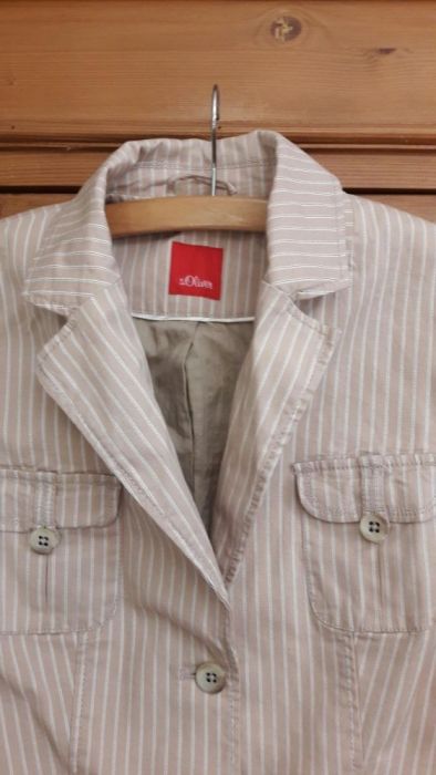 S OLIVER elegancki żakiet jak nowy, klasa cotton extra M/38