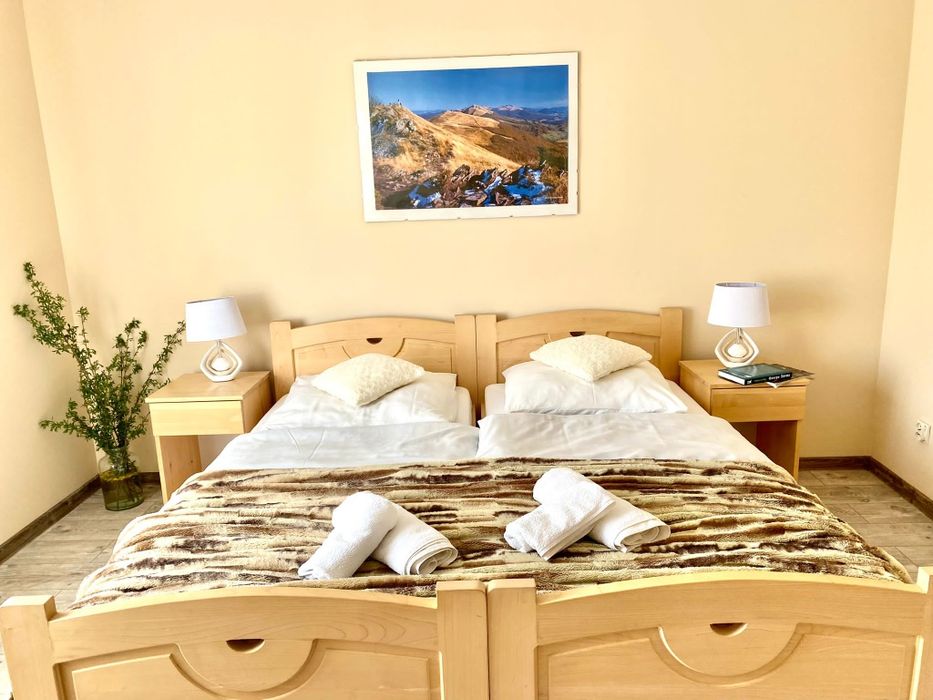 Bieszczady domek z bania, jacuzzi kominek Majówka  w Bieszczadac
