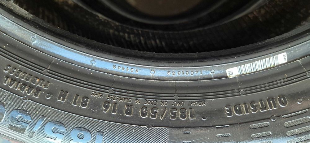 4szt opony letnie Continental _ 185/50/16