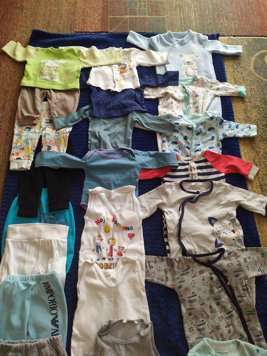 Paka dla chłopaka 62 plus ubranka 56