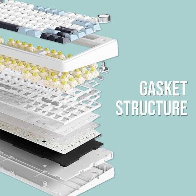 Клавиатура механическая Aula F75 Gasket Greywood V3 switch Hot-Swap