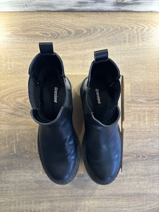 Шкіряні жіночі ботинки челсі Graceland