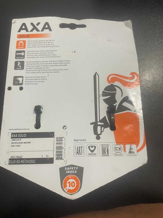Sistema antirroubo para quadro Axa Solid - NOVO